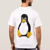 GNU/Linux-logo's T-shirt (Achterkant)