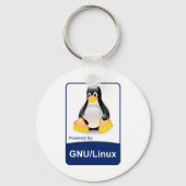 GNU/Linux Sleutelhanger (Voorkant)