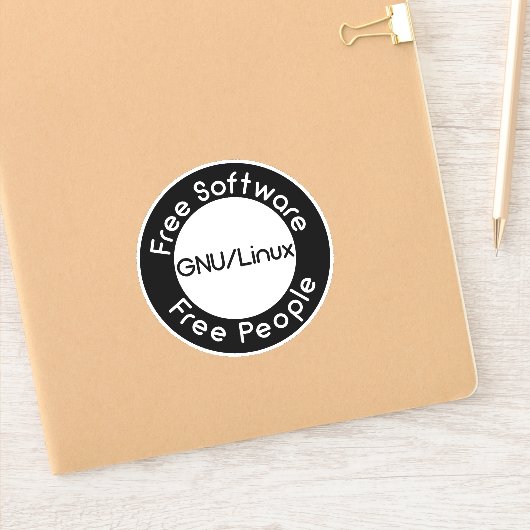 GNU/Linux Sticker (Notitieboek)