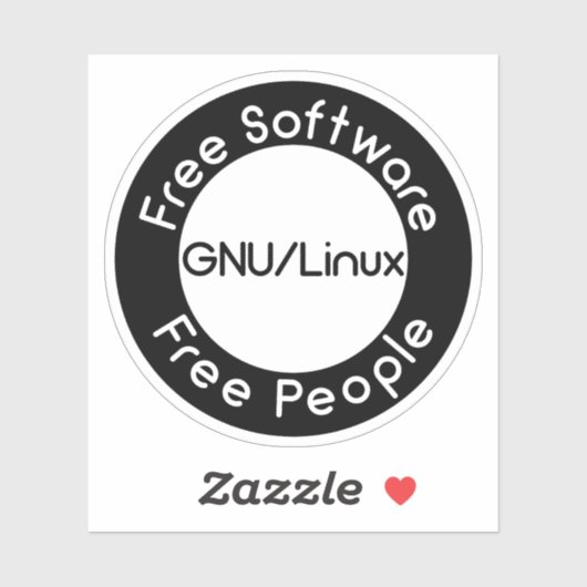 GNU/Linux Sticker (Vel)