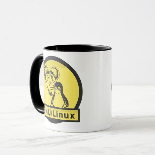 GNU/Linux - Tasse (Devant gauche)