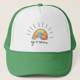 Go and Shine Sunshine Graphic Trucker Hat Pet