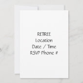 **GO APE** INVITATION À LA RETRAITE FAMILIALE (Dos)