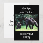 **GO APE** INVITATION À LA RETRAITE FAMILIALE (Devant / Derrière)