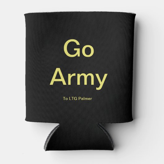 Go Army Beat Navy Beer Cozy Blikjeskoeler (Voorkant)