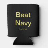 Go Army Beat Navy Beer Cozy Blikjeskoeler (Achterkant)