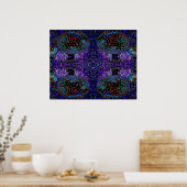 "Go Ask Alice" Abstracte Psychedelic Mushroom Art Poster (Keuken)