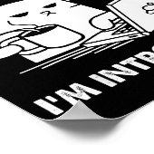 Go Away I'm Introverting  Poster (Hoek)