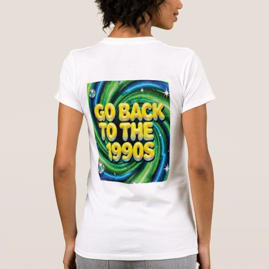 Go Back to the 1990s T-shirt (Achterkant)