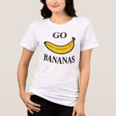 Go Bananas Tri-Blend Shirt (Voorkant)