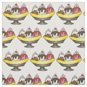 Go Bananes Banana Ice Cream Fractionné tissu