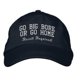 Go Big Bore of Go Home Navy Embroided Pet