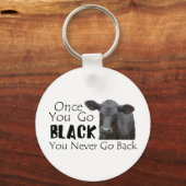 Go Black Angus Sleutelhanger (Voorkant)