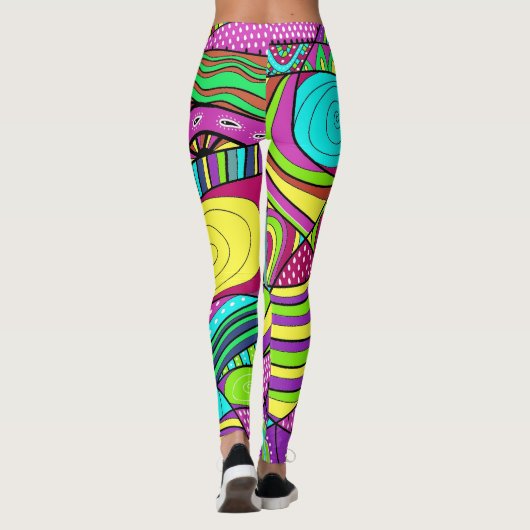 Go Bold Pop Mode Leggings (Achterkant)