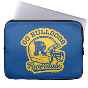 Go Bulldogs Football Helmet Icon Laptop Sleeve