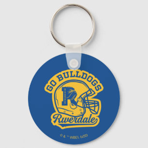 Go Bulldogs Football Helmet Icon Sleutelhanger