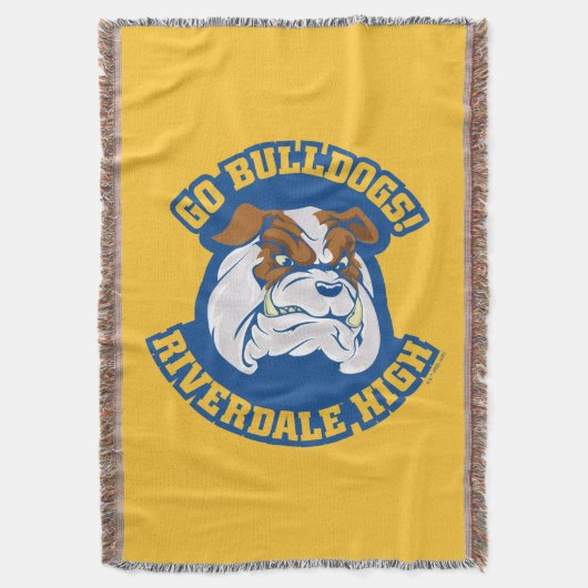 Go Bulldogs - Riverdale High Deken (Voorkant Verticaal)