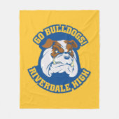 Go Bulldogs - Riverdale High Fleece Deken (Voorkant)
