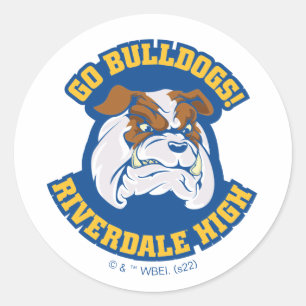 Go Bulldogs - Riverdale High Ronde Sticker