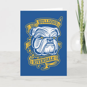 Go Bulldogs - Riverdale Mascot Banner Kaart