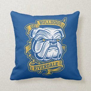 Go Bulldogs - Riverdale Mascot Banner Kussen
