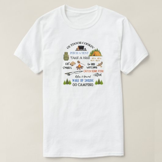 Go Camping T-Shirt (Design devant)