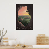 Go Climbing Travel Poster (Cuisine)