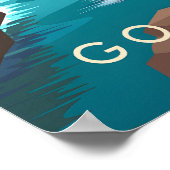 Go Coasteering Travel Poster (Coin)