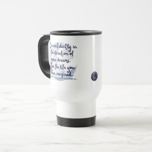 Go confidently travel mug (Devant gauche)