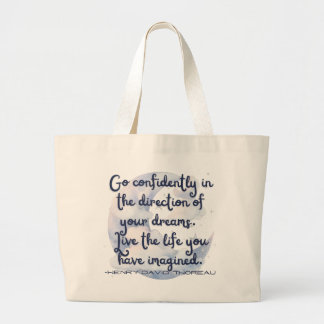 Go Confidently Water Tumbler Grote Tote Bag