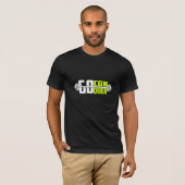 Go Conquer - Motivatie Gym T-shirt (Voorkant volledig)