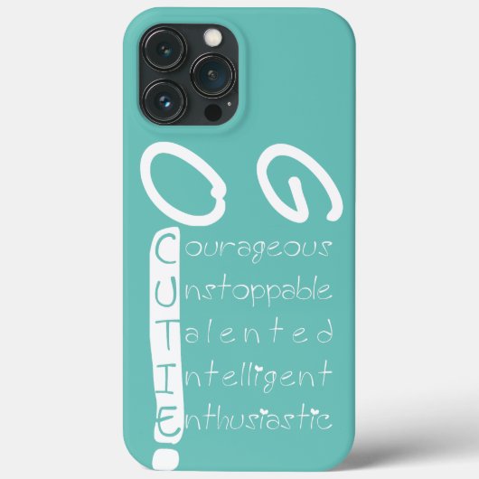 Go Cutie Coque-Mate coque iphone (Verso)