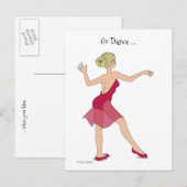 Go Dance Briefkaart (Voorkant / Achterkant)