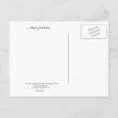 Go Dance Briefkaart (Achterkant)