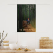 Go Dirt Biking Travel Poster (Cuisine)