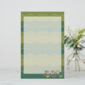 Go Fish Green Stationery Briefpapier (Staand voorkant)