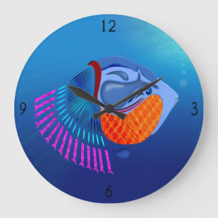 Go Fish Large Clock Grote Klok