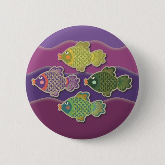Go Fish Paarse Button (Voorkant)
