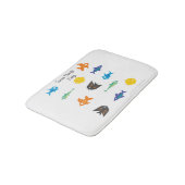 Go Fish_Some Things Fishy_unieke soorten Badmat (Gekanteld)