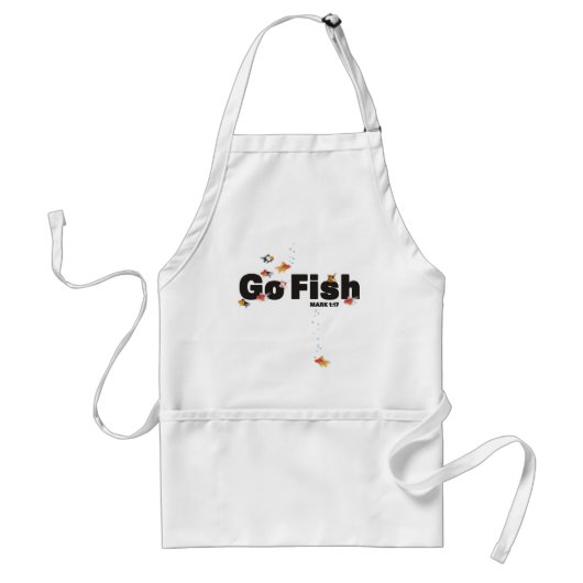 Go Fish Standaard Schort (Voorkant)