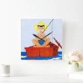 Go Fish Vierkante Klok (Huis)