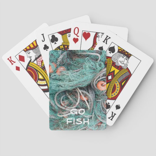 "Go Fish" Vist Net-speelkaarten Speelkaarten (Achterkant)
