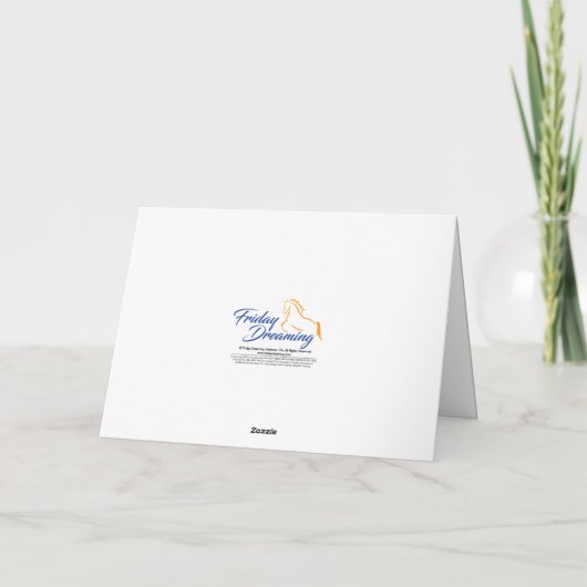 Go For It Graduation/New Job Greeting Card Kaart (Achterkant)