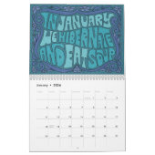 Go For It! Groovy Lettering Calendar Kalender (Jan 2026)