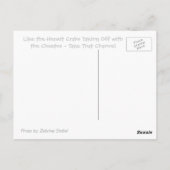 Go For It. Take that Chance Briefkaart (Achterkant)