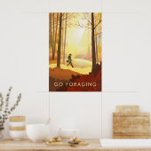 Go Foraging Travel Poster (Cuisine)