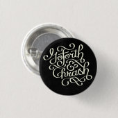 Go Forth & Thrash Button (Voorkant /achterkant)