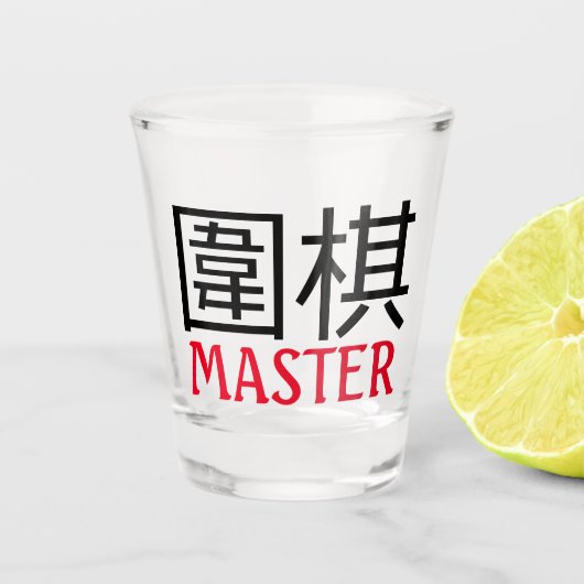 Go (game) Master Shot Glas (Voorkant)