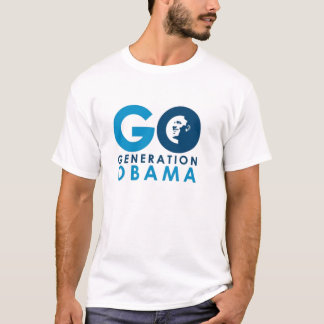 Go Generation Obama white T T-shirt
