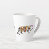 Go get 'em, tiger Mug Latte Mok (Rechterhoek)